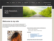 Tablet Screenshot of carlahannaford.com